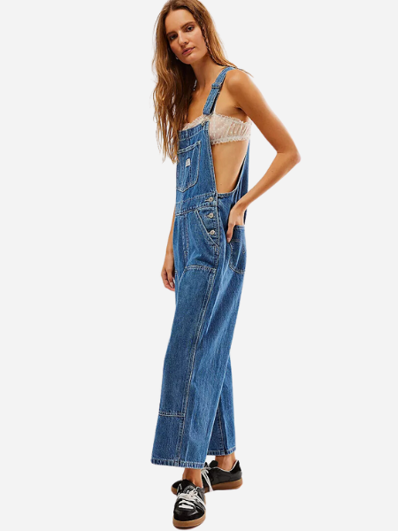 LEVI'S WOMEN'S BAGGY HIGH WAIST WORK OVERALLS