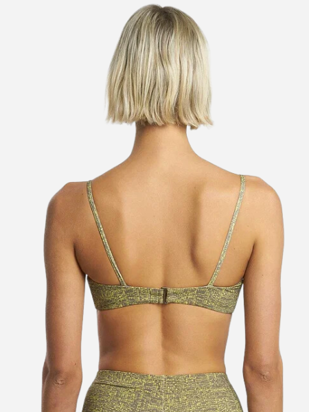 THRILLS WOMEN'S FEEDBACK GATHERED BIKINI TOP