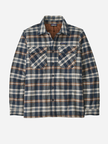Mens insulated top flannel jacket
