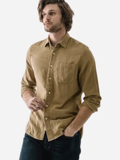 KATO MEN'S THE RIPPER DOUBLE GAUZE ORGANIC COTTON SHIRT