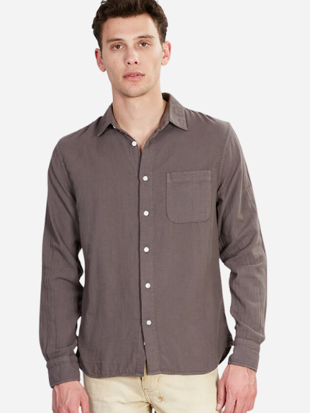 KATO MEN'S THE RIPPER DOUBLE GAUZE ORGANIC COTTON SHIRT