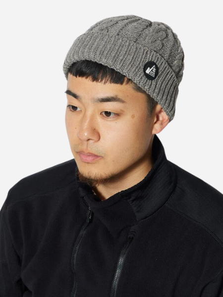 SNOW PEAK X MOUNTAIN OF MOODS CABLE BEANIE