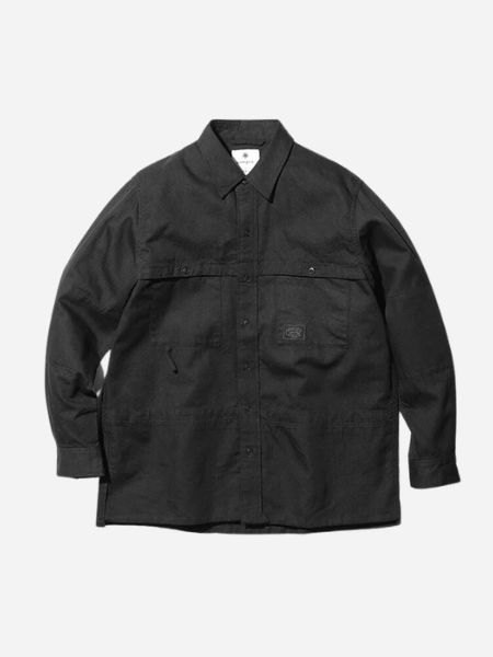 SNOW PEAK TAKIBI LIGHT DENIM UTILITY SHIRT